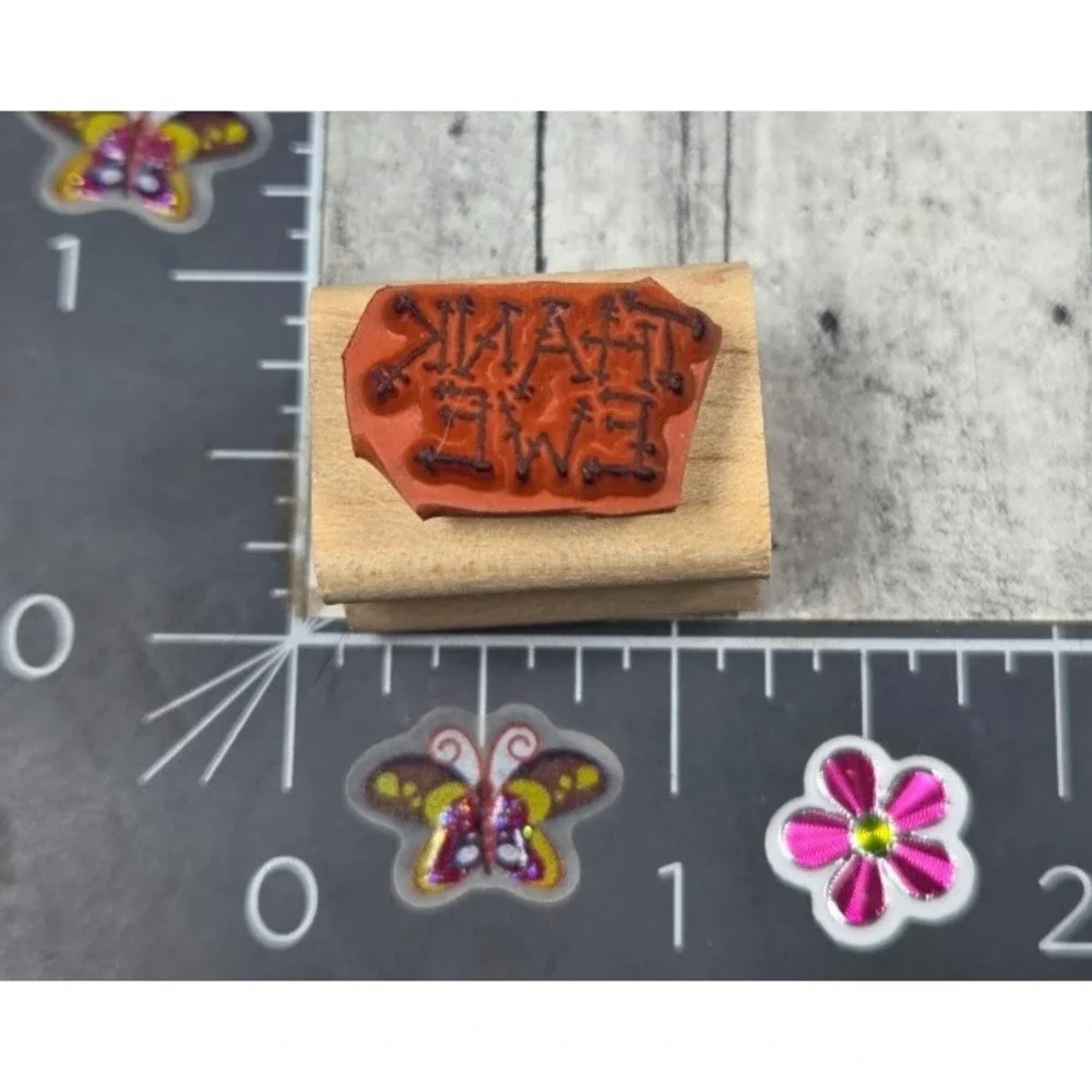 Stampin' Up! Thank Ewe Humor Farm Pun 1995 Rubber Stamp Wood #L83